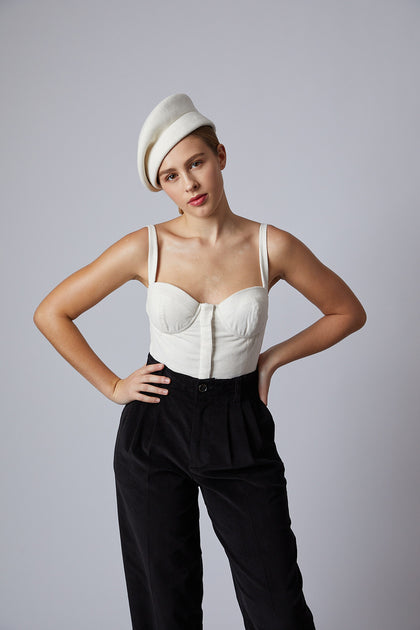 Bustier - Corduroy – Behida Dolić Millinery