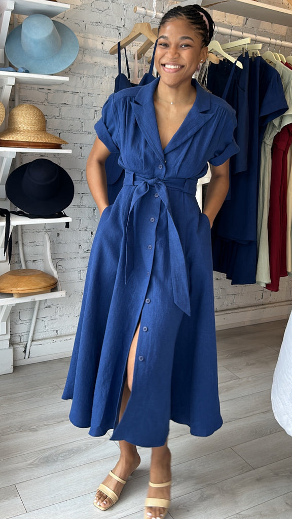 Emma Shirt Dress - Linen