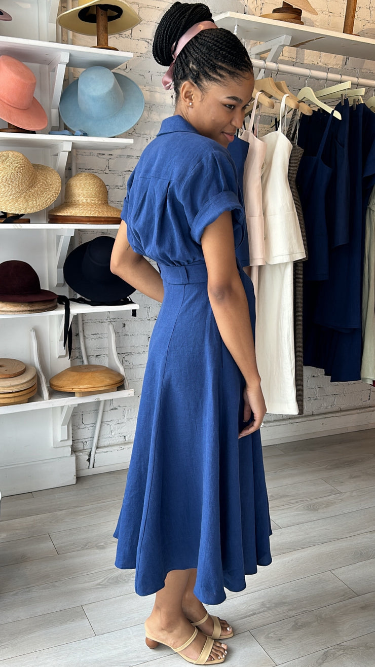 navy blue shirt dress outfit Shirtdress - Navy