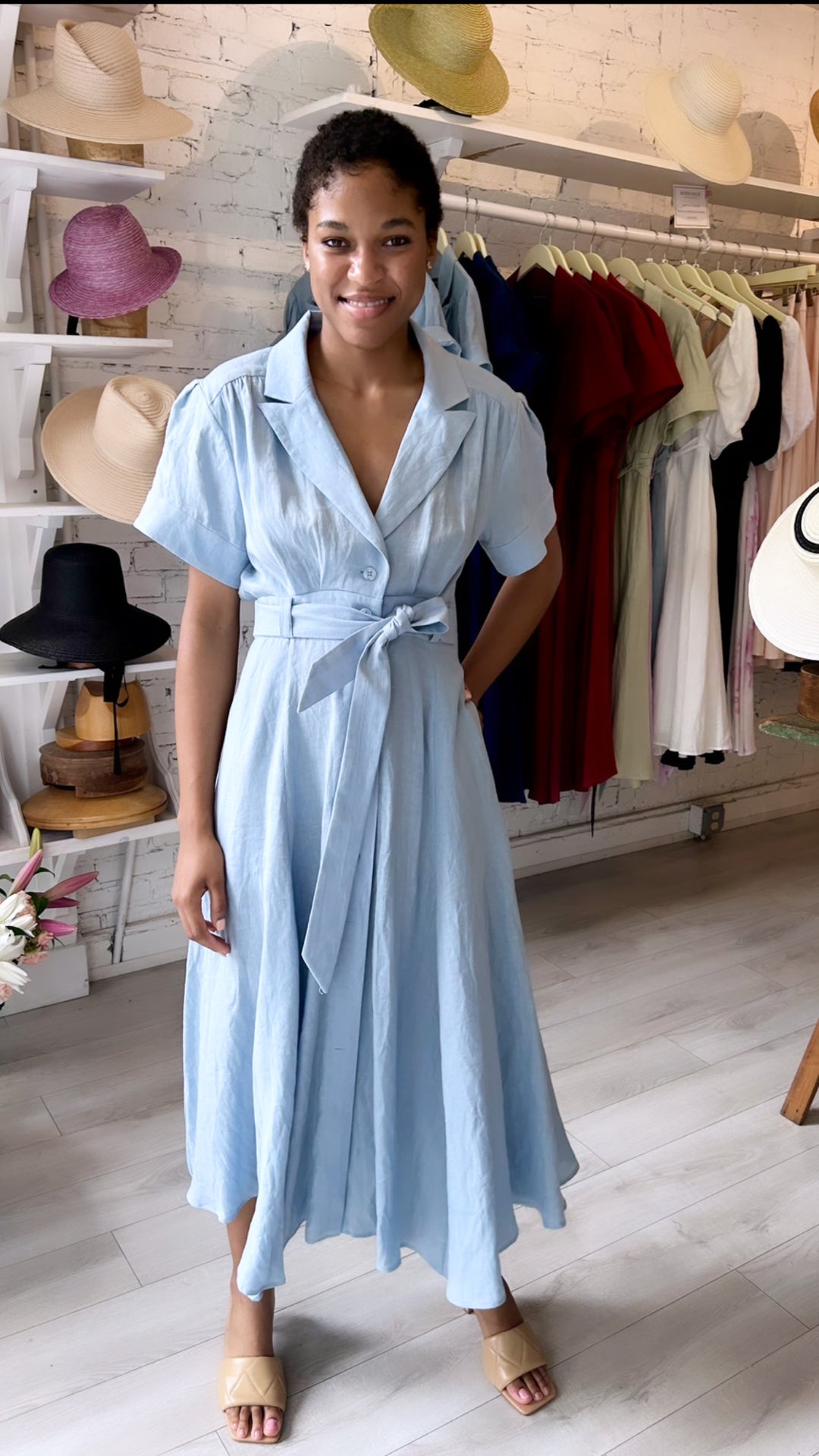 Emma Shirt Dress - Linen
