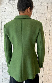 Flora Jacket - Wool - Hunter Green