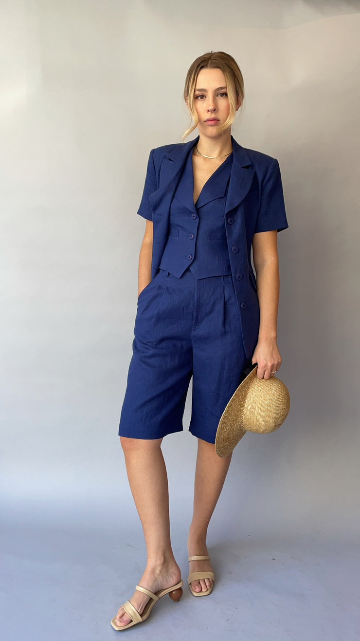 Frida Summer Suit Shorts Navy