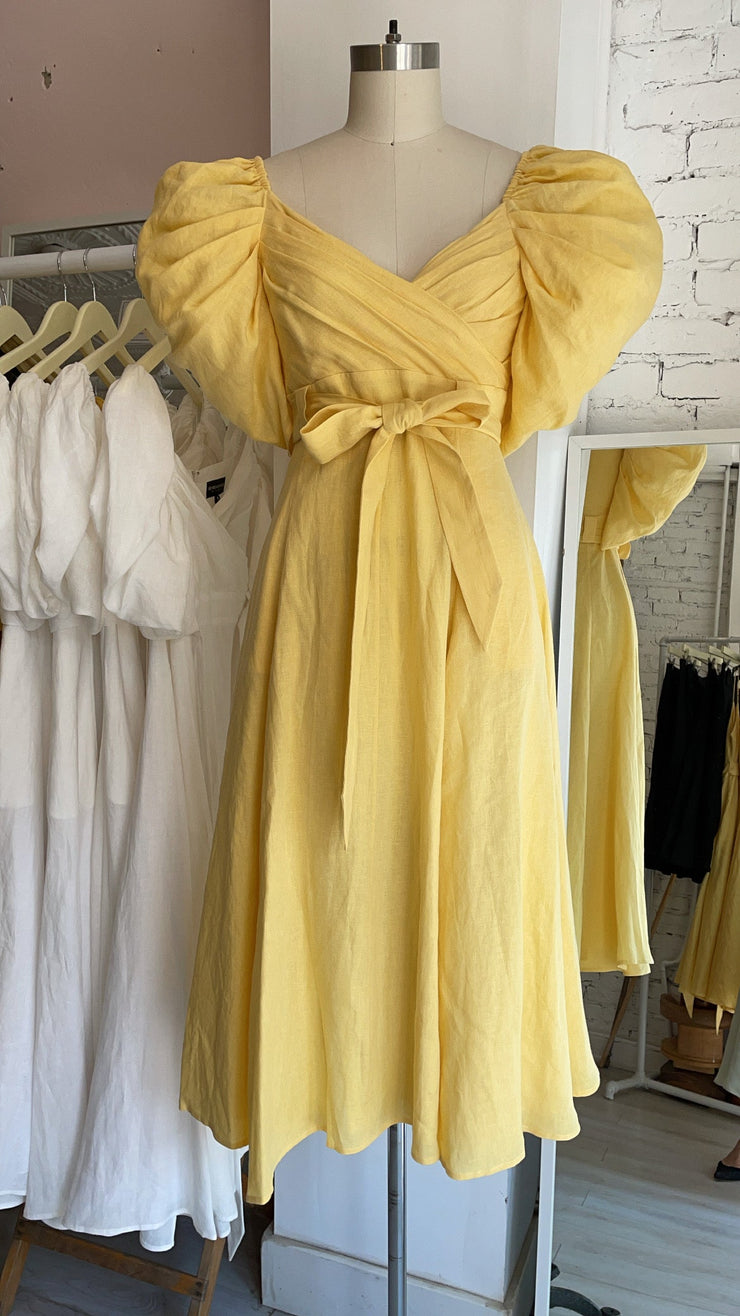 Lillian Dress Yellow