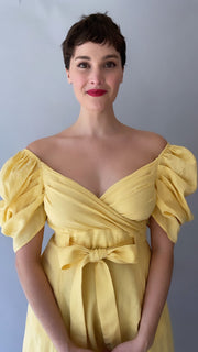 Lillian Dress Yellow Size 18