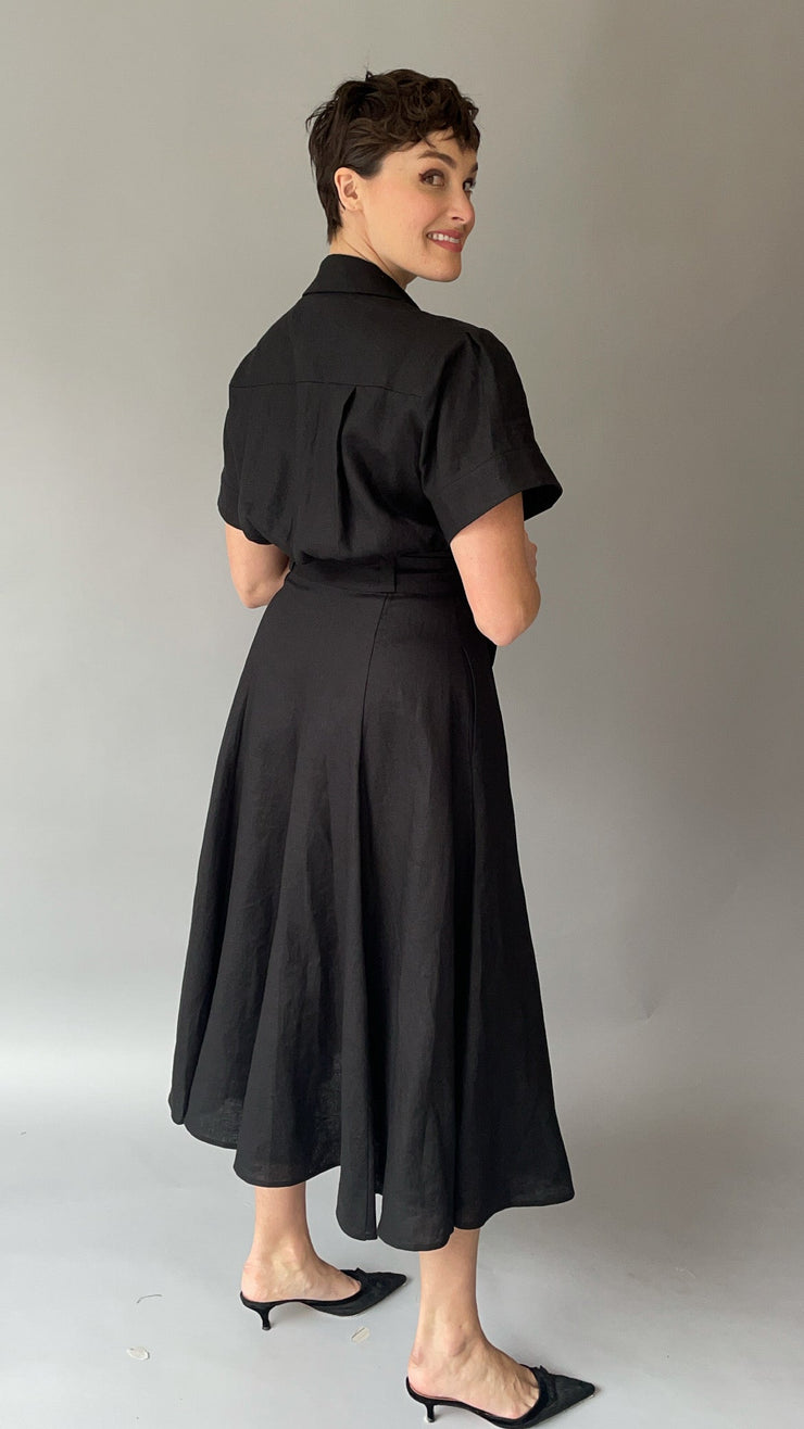 Emma Shirt Dress Red