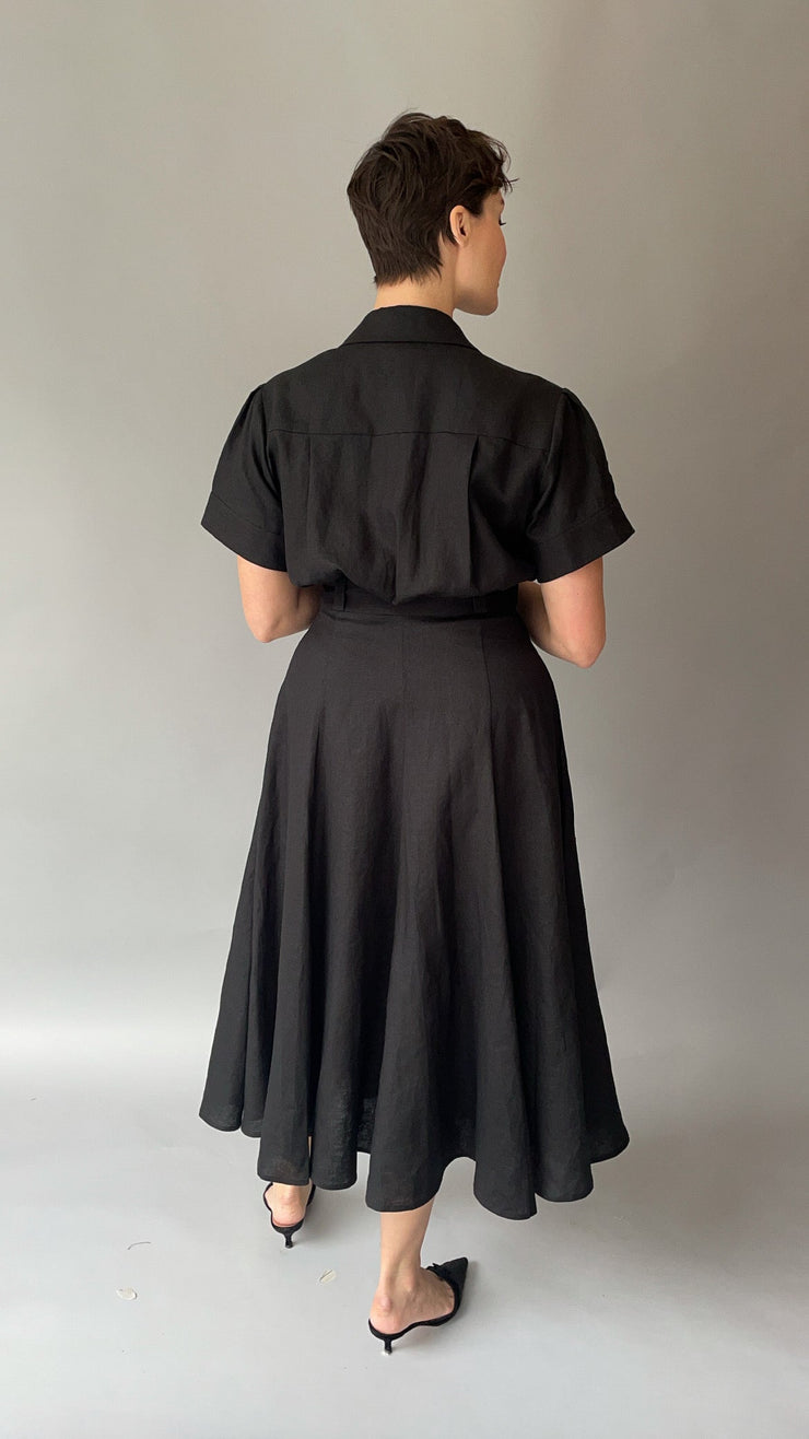 Emma Shirt Dress Red