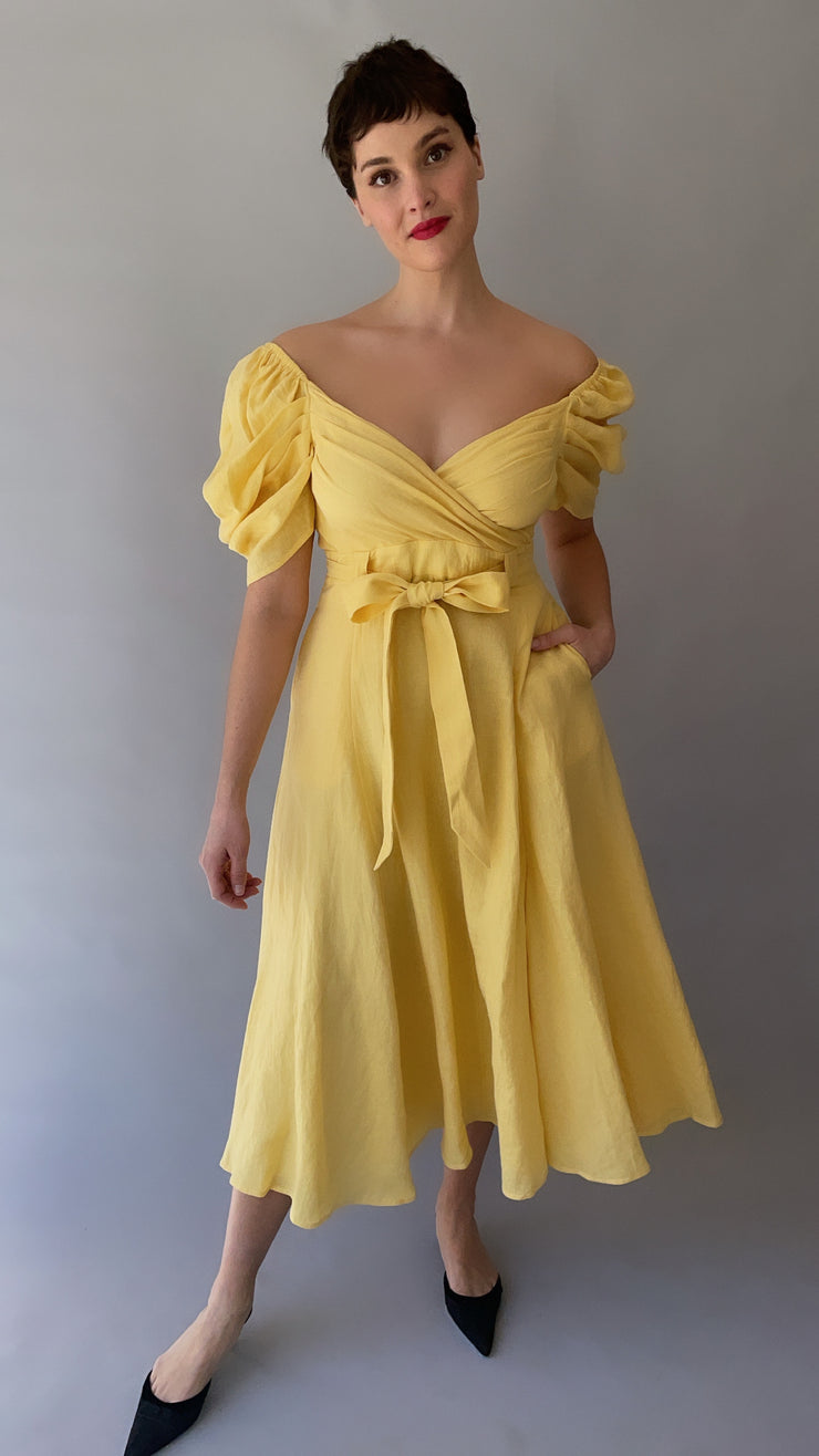 Lillian Dress Yellow