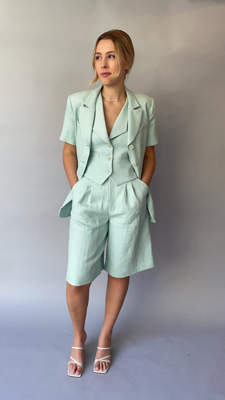 Frida Summer Suit Vest Mint