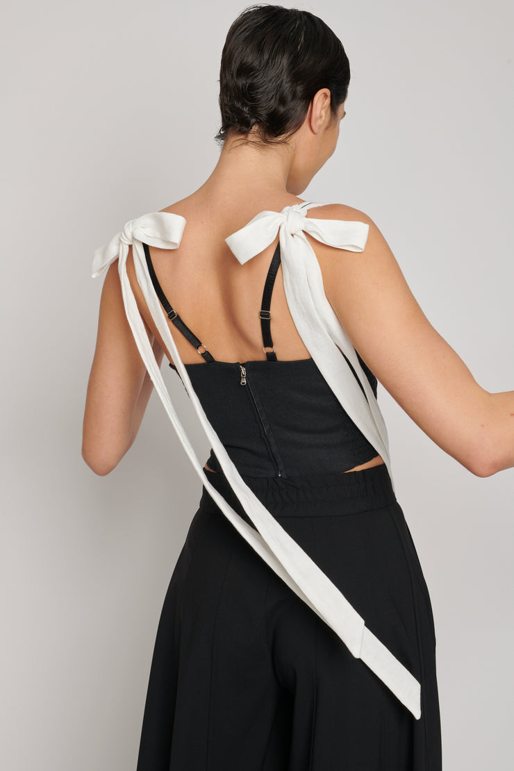 Mia Linen Bustier