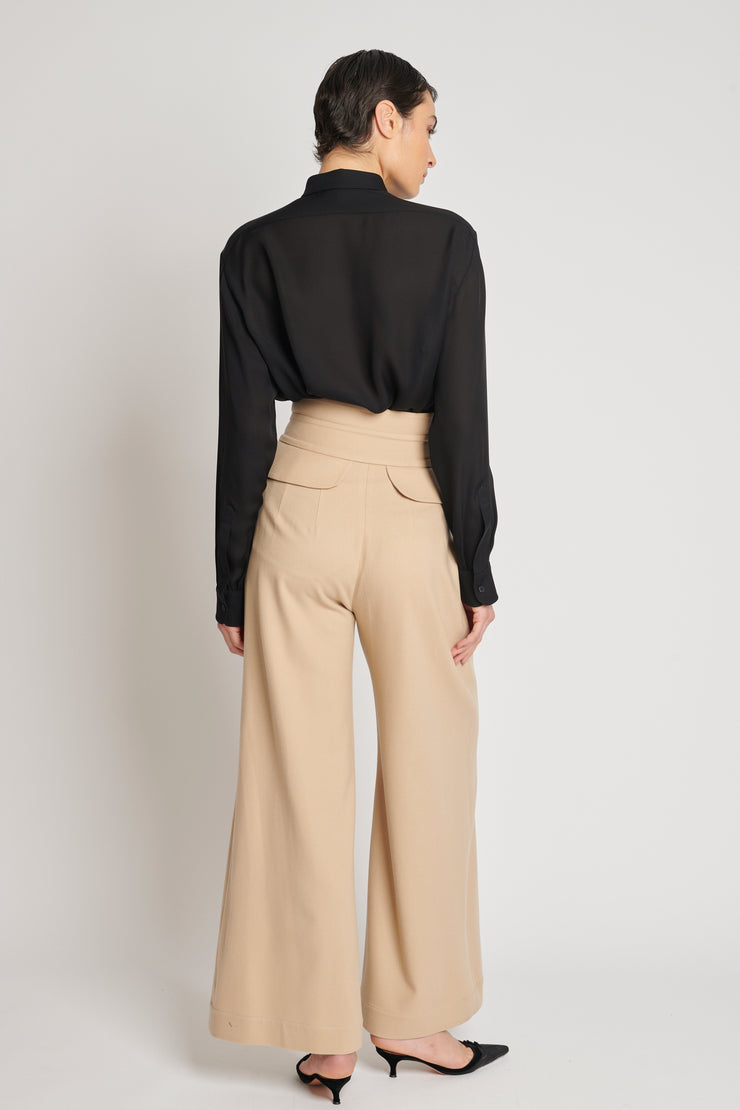 Lucia Riding Pant- Camel Wool