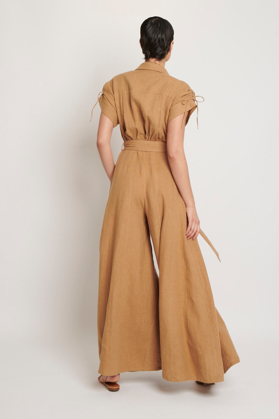 Susu Jumpsuit - Linen - Navy – Behida Dolić Millinery